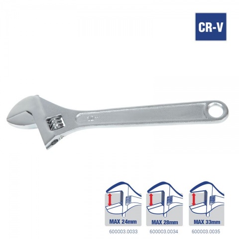 WORKPRO Κλειδί Γαλλικό CS 250mm