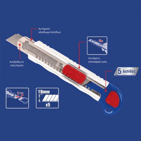 WORKPRO Κόφτης Αλουμινίου με Αυτόματη Φόρτωση 18mm