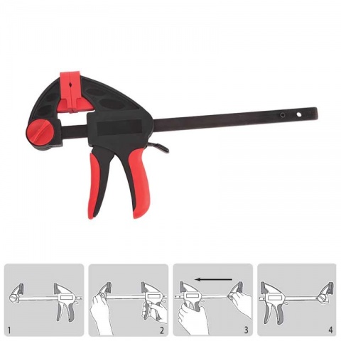 WORKPRO Σφιγκτήρας Μαραγκών Αυτόματος 150mm
