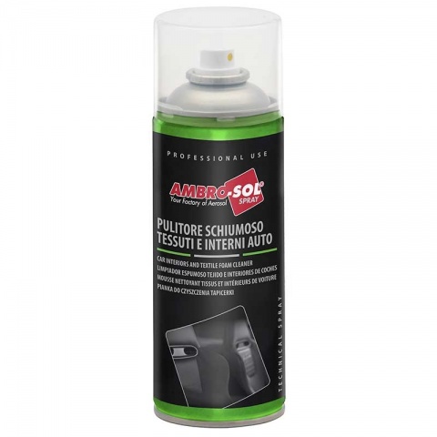 AMBROSOL Car Interiors and Textile Foam Cleaner Spray 400ml