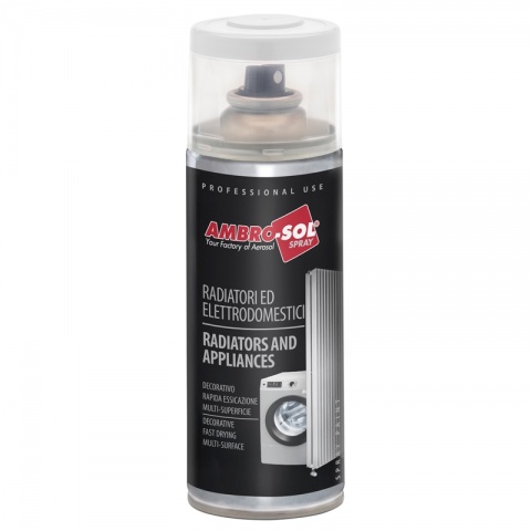 AMBROSOL Σπρέι Σμάλτο Πορσελάνη & Είδη Υγιεινής 400ml - RAL1013 Άσπρο Περλέ