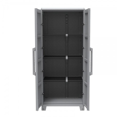 Terry Ντουλάπα Πλαστική Transforming 4 - 2Φυλλη 78 x 43.6 x 184.4 (Γκρι)