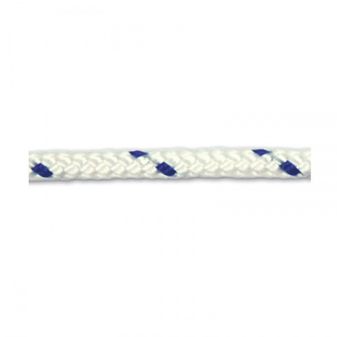 Vormann Σχοινί Πολυπροπυλενίου Ø 6mm - 1m (Άσπρο - Μπλε)
