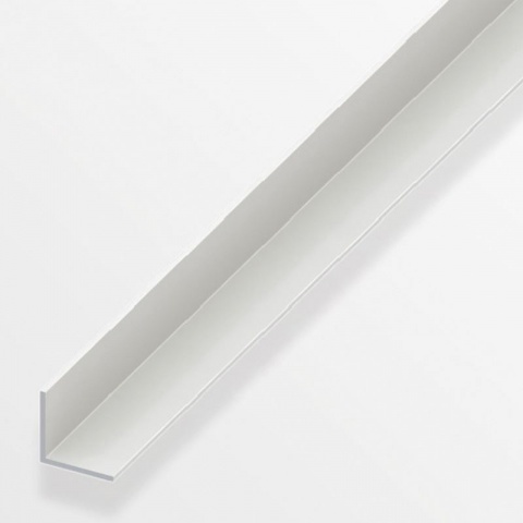 Προφίλ Γωνιακό Πλαστικό (Pvc) Ισόπλευρο 15 x 15 x 1.0mm - 1m Λευκό