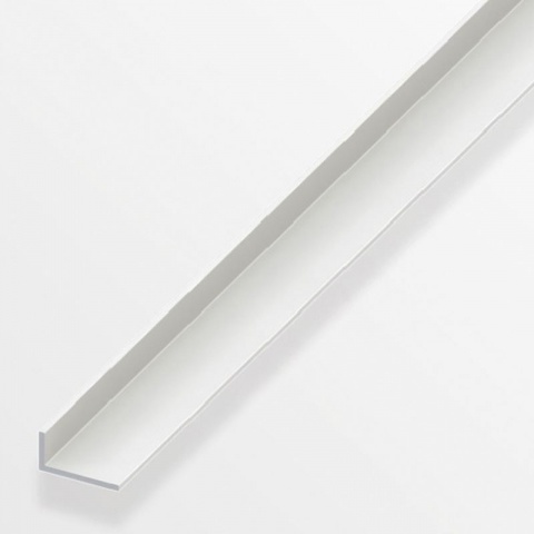 Alfer Προφίλ Γωνιακό Πλαστικό (Pvc) Ανισόπλευρο 40 x 10 x 2.0mm - 2m Λευκό
