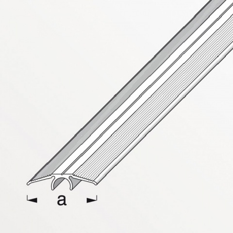 Alfer Προφίλ Κάλυψης Clipstech 33mm από Ανοδιωμένο Αλουμίνιο 33mm - 1m Ασημί