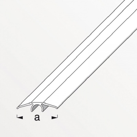 Alfer Προφίλ Κάλυψης Clipstech από Αλουμίνιο Βαμμένο σε Απομίμηση Ξύλου 33 mm - 2m Δρύς