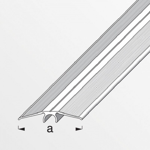 Alfer Προφίλ Κάλυψης Clipstech από Ανοδιωμένο Αλουμίνιο 46 mm - 2m Χάλκινο