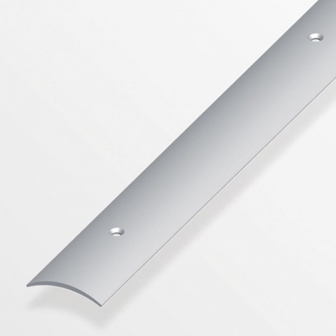 Alfer Arch Profile for Jointing Floors, made of Plastic (PVC) Screw 30 x 5mm - 1m Gray