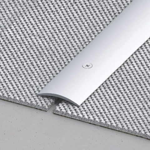 Alfer Προφίλ Τοξοειδή Για Ένωση Δαπέδων Βιδωτό Από Ανοδιωμένο Αλουμίνιο 30 x 5mm - 2.7m