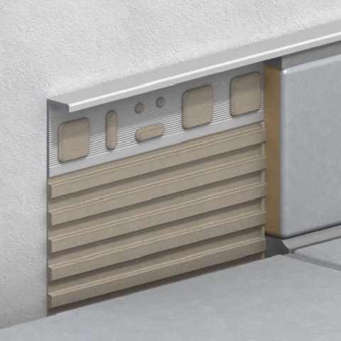 Alfer Προφίλ Πλακιδίων Γωνιακό Πολλαπλών Χρήσεων από Ανοδιωμένο Αλουμίνιο 8 x 21mm - 1m Ασημί