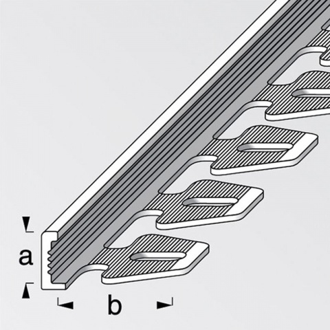 Alfer Προφίλ Εύκαμπτο από Ανοδιωμένο Αλουμίνιο 8 x 21mm - 2.5m Ασημί