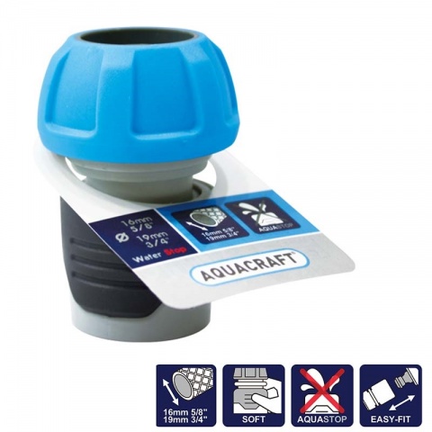 AQUACRAFT Soft-Touch Hose connector 16-19mm