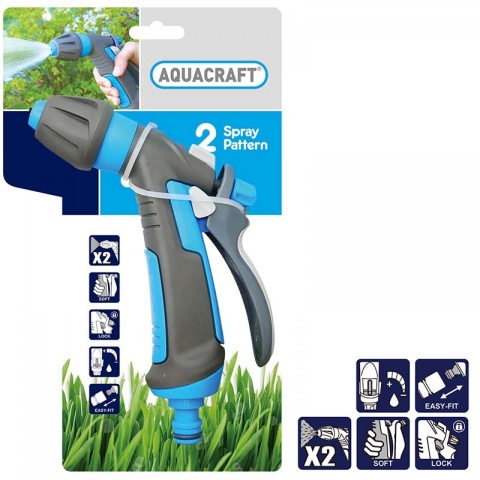 AQUACRAFT Πιστόλι Νερού Ρυθμιζόμενο 2 Ψεκασμών COMFORT