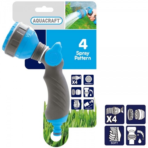 AQUACRAFT Πιστόλι Ergonomic Πολλαπλών Ψεκασμών