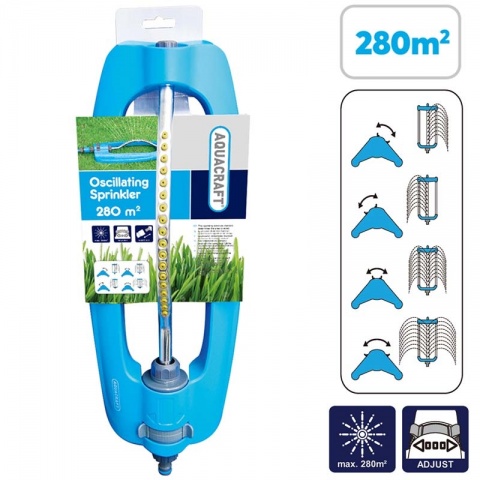 AQUACRAFT Ψεκαστήρας Ποτίσματος Premium Παλλόμενος με 18 Ρυθμιζόμενες Οπές