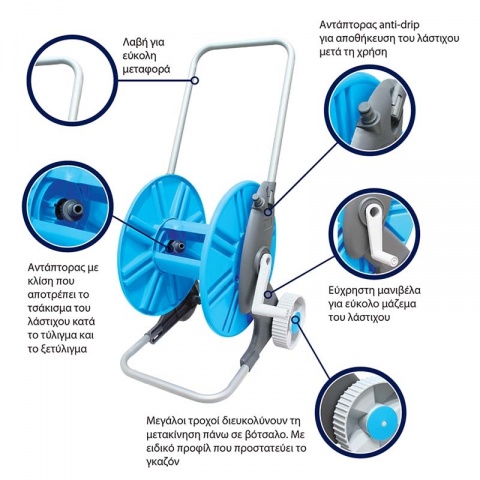 AQUACRAFT Ανέμη Τροχήλατη