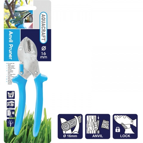 AQUACRAFT Ψαλίδι Κήπου Χειρός για Κλαδιά ANVIL