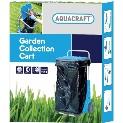 AQUACRAFT Κάδος Απορριμάτων Κήπου Τροχήλατος - Καροτσάκι