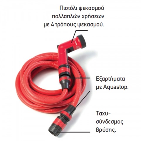 Fitt Λάστιχο Kήπου YOYO GO 15m