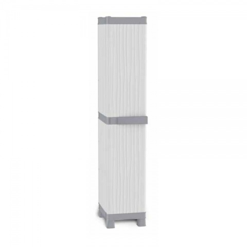 Terry Wave Base 2350R - One Door Cabinet with 4 Adjustable Shelves 35 x 43.8 x 181.8cm (Grey)
