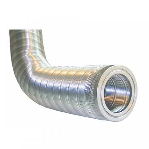 SPIRODUCT Ανοξείδωτη Μονωμένη Εύκαμπτη Καμινάδα 0.10mm - 2.00m Ø230/300mm