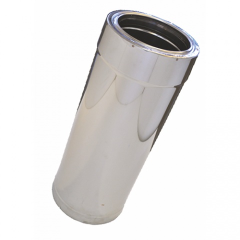 SPIRODUCT Stainless Steel Insulated Flue Pipe with Smooth Surface 0.4mm - 1.00m