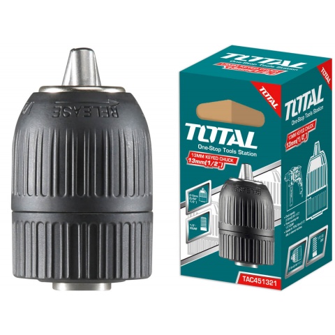 TOTAL Τσοκ Δράπανου Αυτόματο 1/2" - 20UNF (2 - 13mm) (TAC451321)