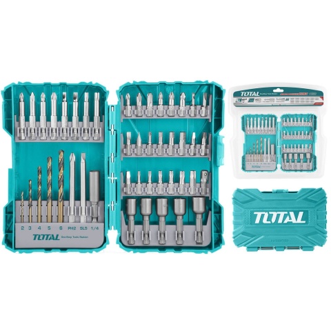 TOTAL 45PCS Torsion Screwdriver Bit SET (TACSDL24501)