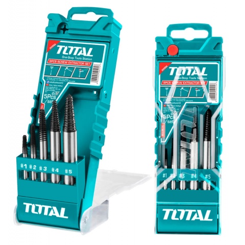 TOTAL 5PCS SCREW EXTACTOR SET (TACSE0056)
