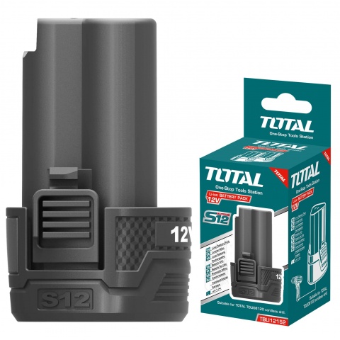 TOTAL Μπαταρία Λιθίου 12V / 1.5Ah για TDLI1232 / TIDLI1232 / TSPLI1212 (TBLI12152)
