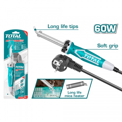 TOTAL Electric Soldering Iron 60W (TET2606)
