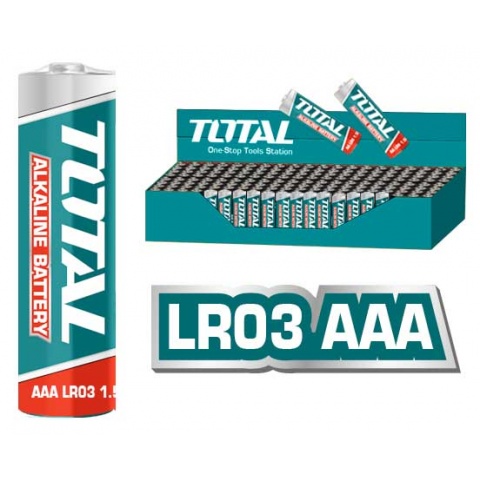 TOTAL Αλκαλικές Μπαταρίες 1.5V LR03 AAA 4ΤΕΜ (THAB3A01)