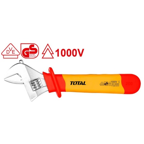 TOTAL Γαλλικό Κλειδί 1000V VDE 10" / 250mm (THIADW101)