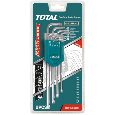 TOTAL ΣΕΤ Torx 9 ΤΕΜ (THT106392)