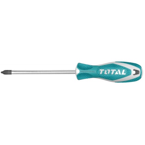 TOTAL Κατσαβίδι Μαγνητικό Σταυρού ΡZ1 x 100mm (THT2446)