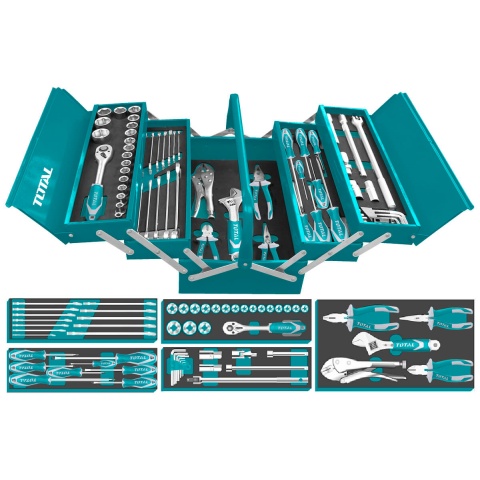 TOTAL 59pcs Tool Chest Set (THTCS12591)