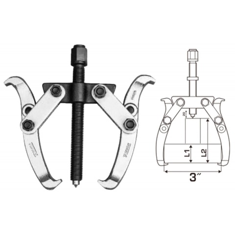 TOTAL Two Jaws Puller 3" (THTGP236)