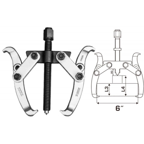 TOTAL Two Jaws Puller 6" (THTGP266)