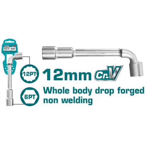 TOTAL Γωνιακό Σωληνωτό 12mm (THWL1206)