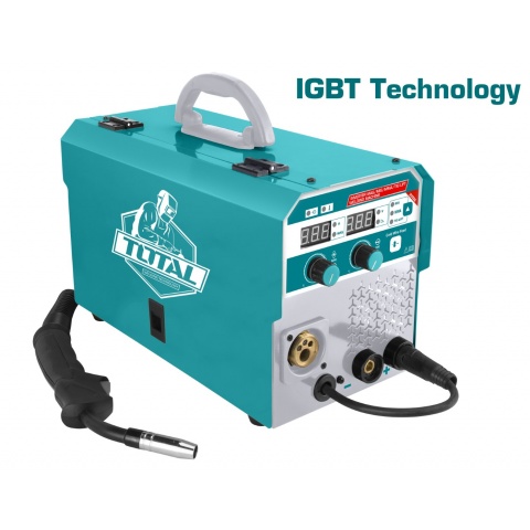 TOTAL Ηλεκτροκόλληση Inverter Σύρματος MAG/MIG/MMA/TIG 160A (TMGT1601)