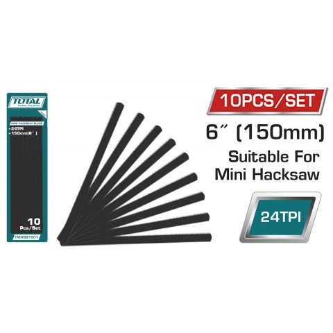 TOTAL Mini Πριονολάμες 10ΤΕΜ (TMHSB1501)