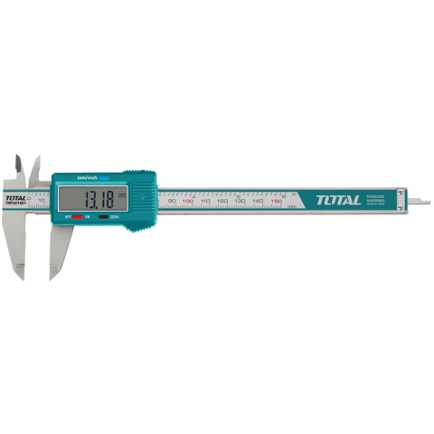 TOTAL Παχύμετρο Inox Ψηφιακό 150mm (TMT321501)