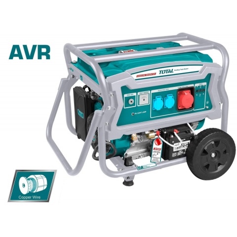 TOTAL Gasoline Generator 6.000W 380V (TP175006ET)
