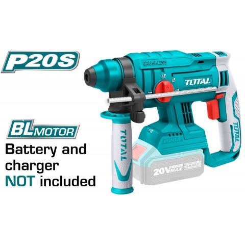 TOTAL Li-Ion Rotary Hammer 20V (TRHLI2201)
