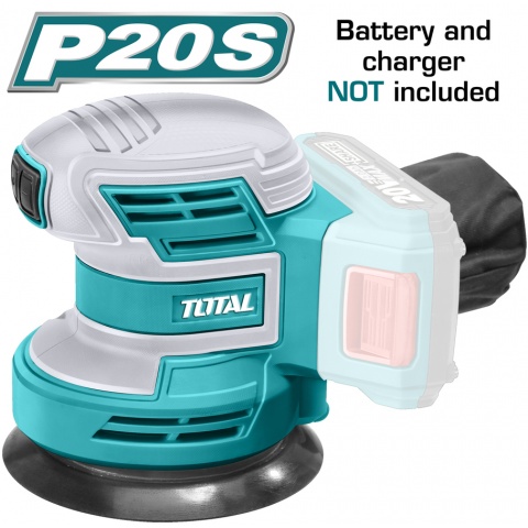 TOTAL Li-Ion Random Orbit Sander 20V (TROSLI2001)