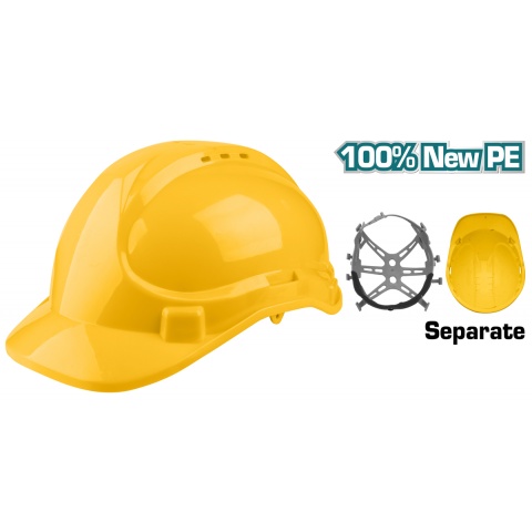 TOTAL Safety Helmet Yellow (TSP2612)