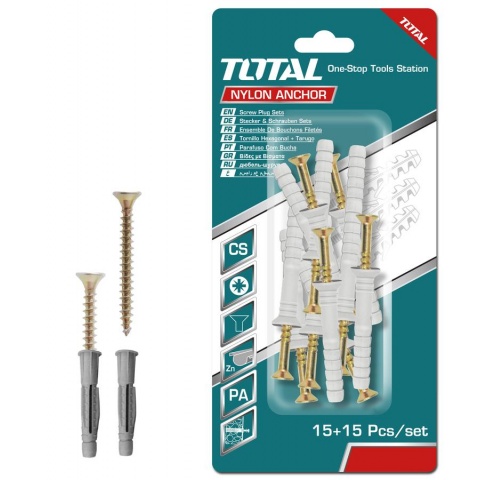 TOTAL Nylon Anchor 3.5 x 50mm (WJNAK3505012)