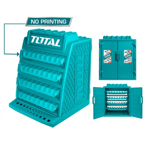 TOTAL Drill Bits Display Cabinet 260PCS (TAKS2608M-1)