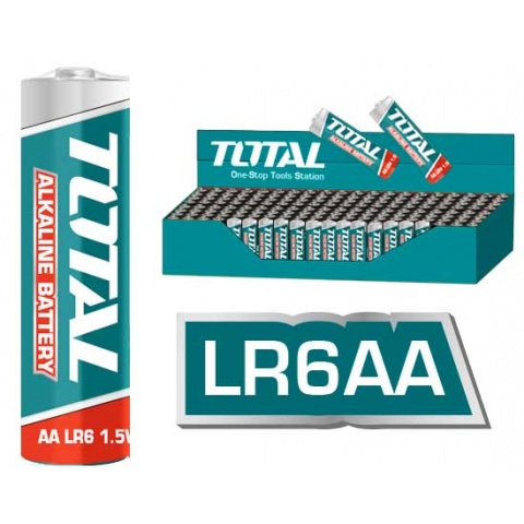 TOTAL Alkaline Batteries 1.5V LR6 AA 4PCS (THAB2A01)